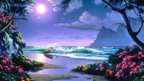 Fantasy Landscape Art Artwork Nature Scenery