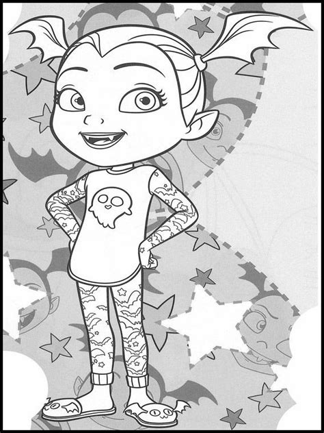 You could also print the image by clicking the print button above the image. Vampirina Drawing 16 | Pirate coloring pages, Disney ...