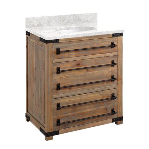 30 Bonner Reclaimed Wood Vanity For Undermount Sink Gray Wash Pine