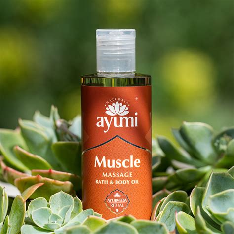 Muscle Massage Bath And Body Oil 250ml Ayumi Naturals