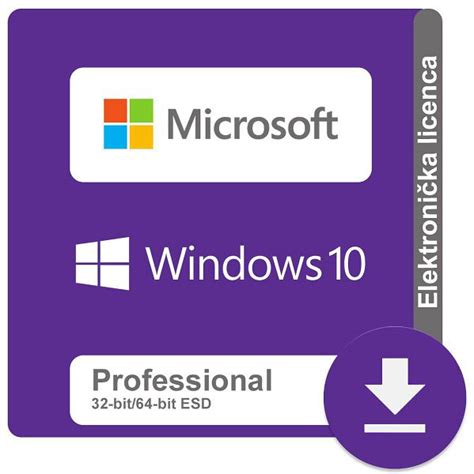 Win10 Pro Esd Microsoft Windows 10 Pro 3264 Bit Esd Elektronička
