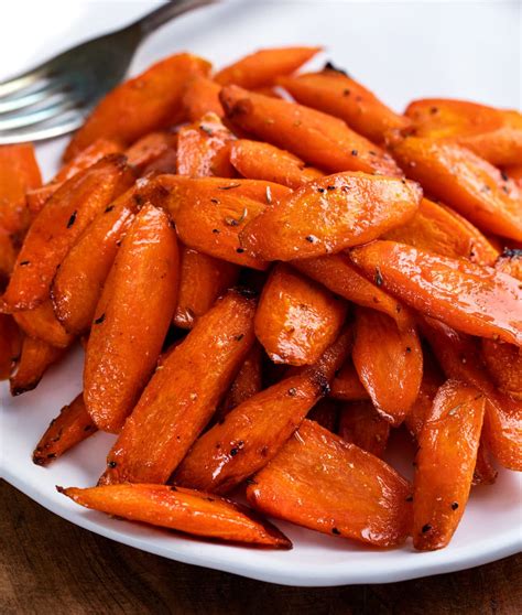 Honey Butter Roasted Carrots Holiday Side Dish The Chunky Chef