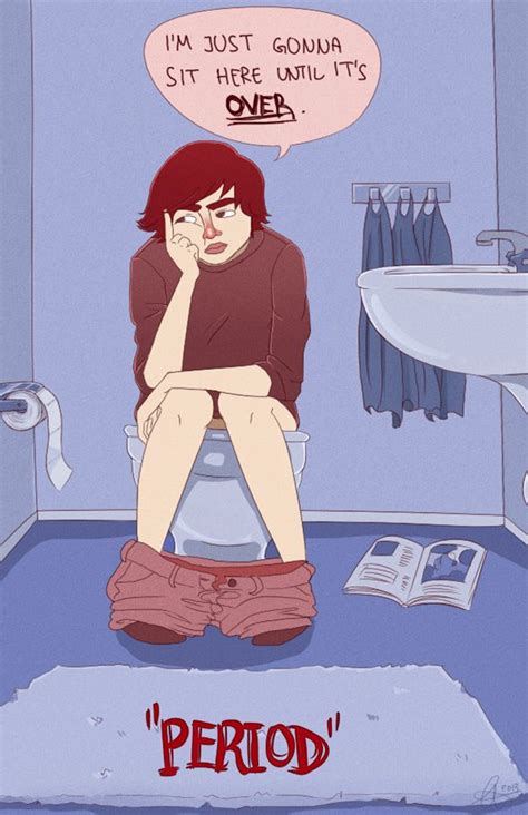 Painfully Hilarious Comics About Periods That Only Women Will