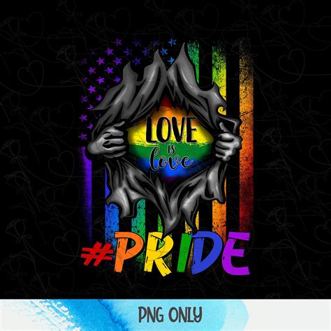 Love Is Love Png Lgbt Png Rainbow Flag American Flag Gay Etsy