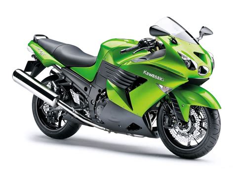 Kawasaki Zzr 1400 Motorcycles Green Color Wallpaper Bikes And