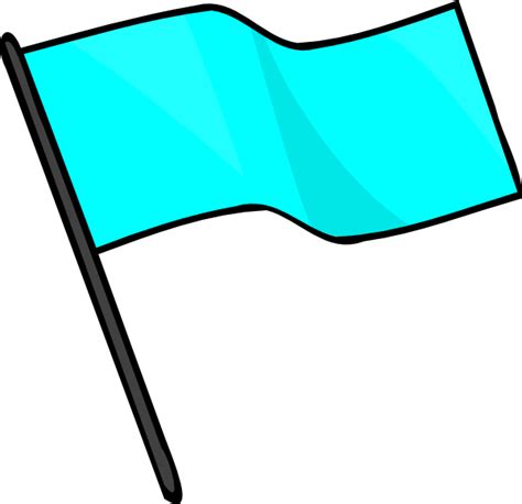Blue Flag Clipart