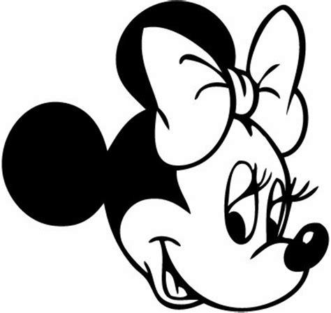 Download High Quality Minnie Mouse Clipart Black And White Transparent