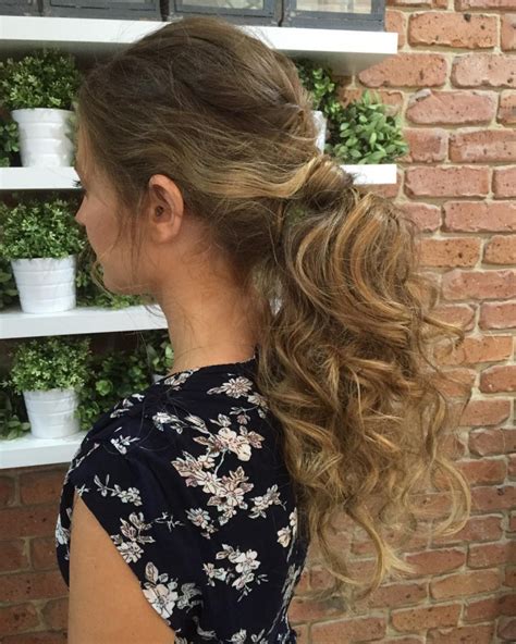 21 Curly Ponytail Haircut Ideas Designs Hairstyles