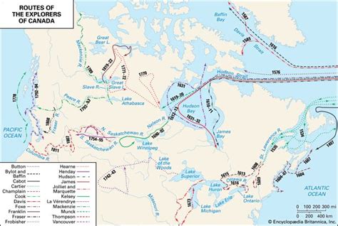 Canada Routes Of Exploration Students Britannica Kids Homework Help