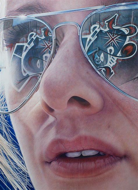 Photorealistic Paintings Show The World Through Sunglass Reflections