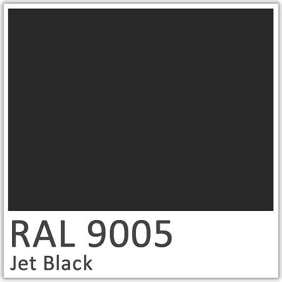 RAL 9005 Polyester Pigment Jet Black