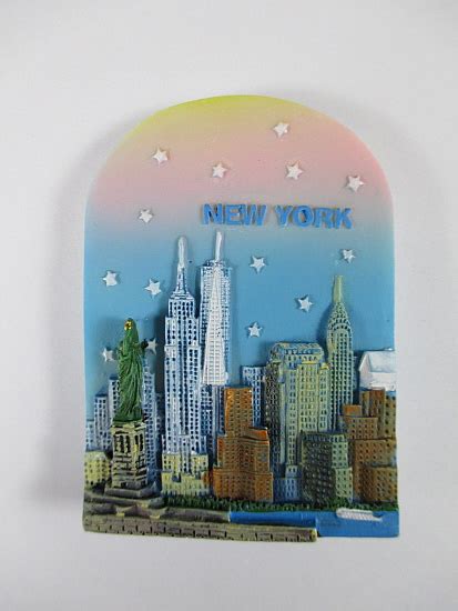 New York City Magnet Freiheitsstatue 11 Cm Poly Souvenir Usa Amerikaneu