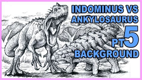 774x1032 baby indominus rex, jurassic world fanart wip by arietteforce. Drawing Backgrounds and Trees - Indominus vs Ankylosaurus ...