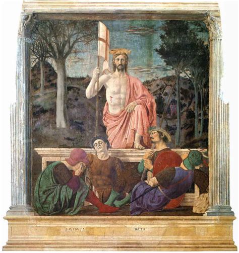 Sansepolcro Italy The Resurrection Fresco By Pier Della Francesca