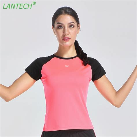 Lantech Women Shirt Summer Short Sleeve Fashion Elastic Contrast Color Casual Tops Shirts