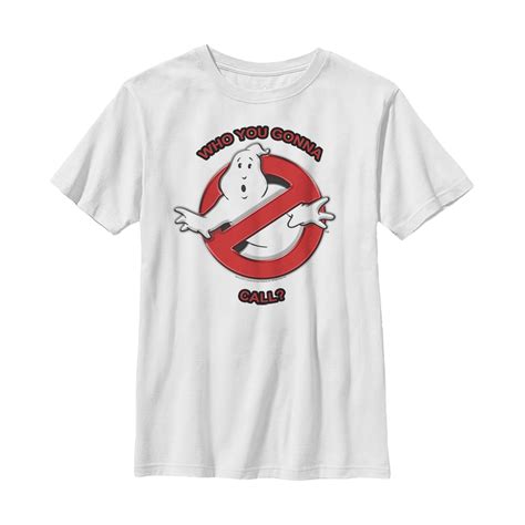 Ghostbusters Boys Ghostbusters Who You Gonna Call T Shirt Walmart