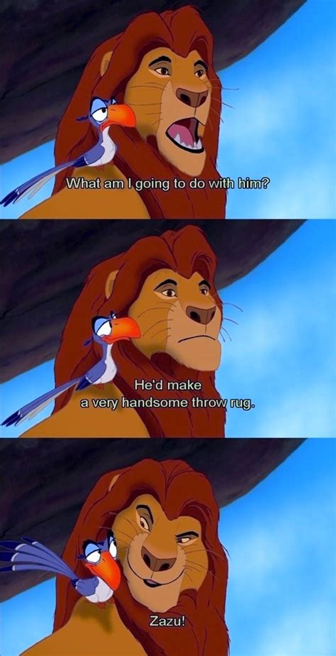 Zazu Lion King Funny Lion King Pictures Lion King Quotes