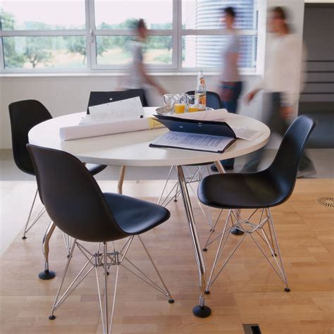 Since charles and ray eames designed the chairs the average height of the population has grown by around 10 cm. Vitra DSR Eames Plastic Side Chair