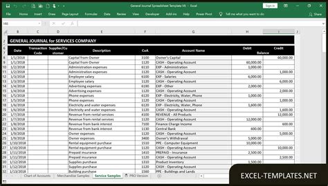Accounting Journal Template Excel Templates