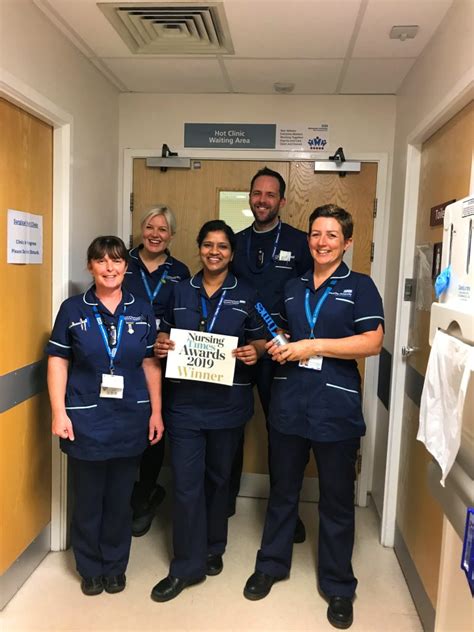 national win for the advanced nurse practitioner team at manchester royal infirmary manchester