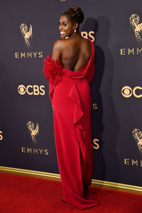 Issa Rae Emmy Awards In Los Angeles 09172017 Celebmafia