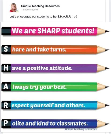 Sharp Students Great Idea For A Class Motto Læring Undervisning