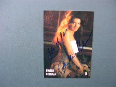 Phyllis Coleman Lots Of Love Playboy Playmate Autographed Playboy