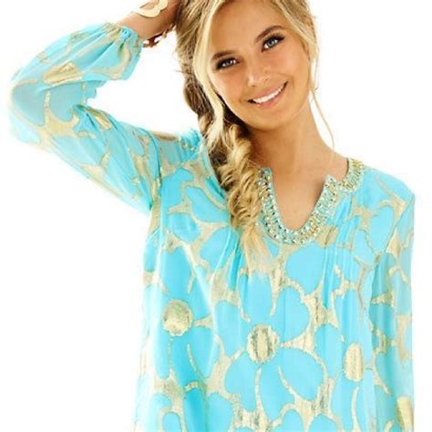Lilly Pulitzer Dresses Lilly Pulitzer Colby Tunic Dress Light Blue