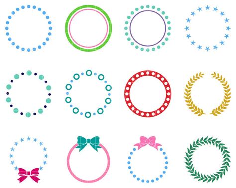 Free Bow With Circle For Monogram Svg Dxf Eps Cut File Keweenaw Bay