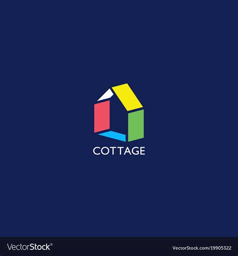 Cottage logo Royalty Free Vector Image - VectorStock