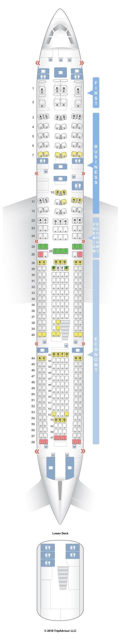 30 Airbus A340 600 Seat Map Maps Database Source