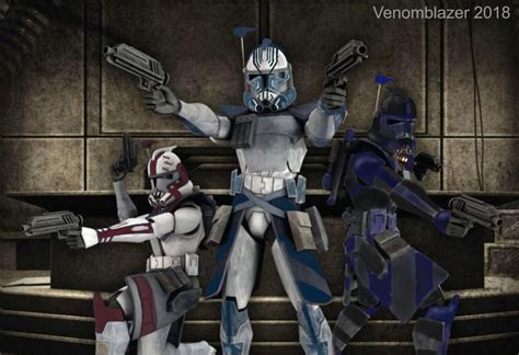 Enigma Battalion Arc Evo Front Arc Slicer Left And Arc Cobalt Right Star Wars Clone Wars