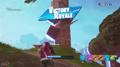 Luckiest Moments In Fortnite Battle Royale Tefu Youtube