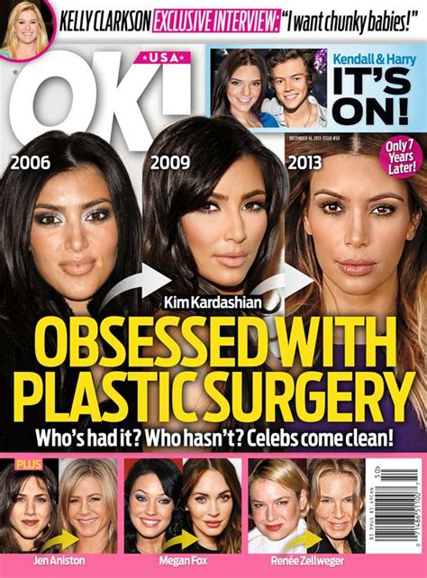 This Weeks Ok Magazine Cover Story Kim Kardashian Obsessed With