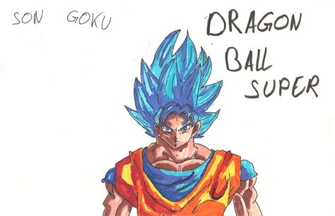 Dessin Son Goku Super Saiyan Blue Pencildrawingfr