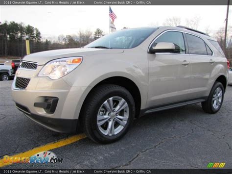 Gold Mist Metallic 2011 Chevrolet Equinox Lt Photo 3