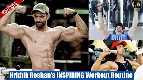 hrithik roshan s inspiring workout routine bodybuilding and fitness routine throwback youtube