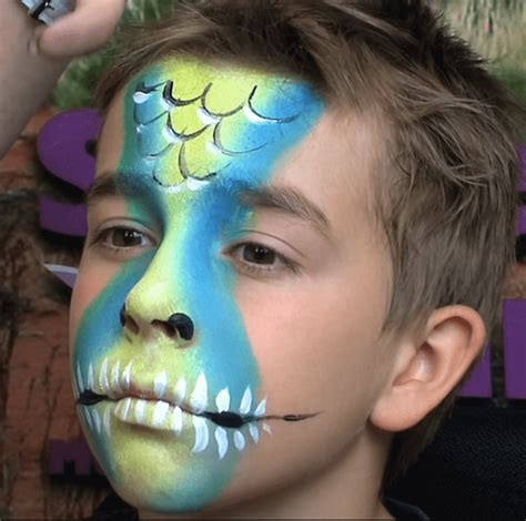 Crocodile Face Paint Step By Step Guide Video