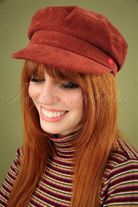 70s Think A Hat Cap In Brown Outfits With Hats Baker Hat Outfit