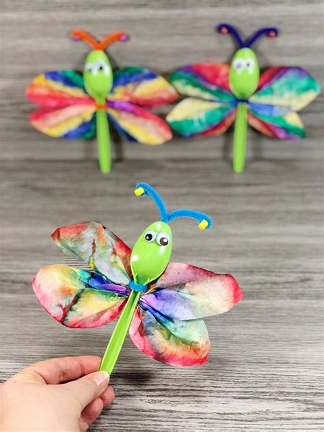 Coffee Filter Dragonfly Craft For Kids Atelier Yuwaciaojp