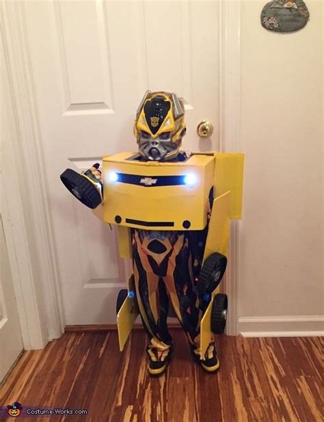 DIY Transforming Bumblebee Transformer Costume Coolest DIY Costumes