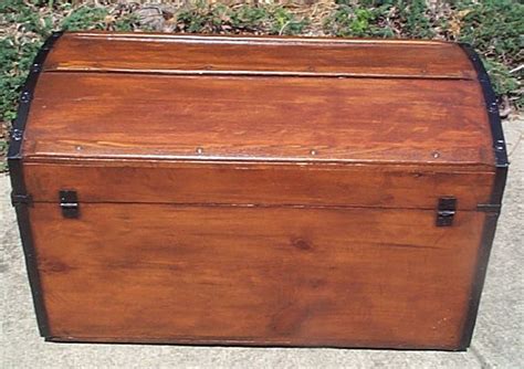 504 Restored Dome Top Antique Civil War Trunk For Sale And Available