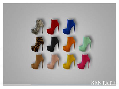 Sims 4 Ccs The Best Ankle Boot By Sentate