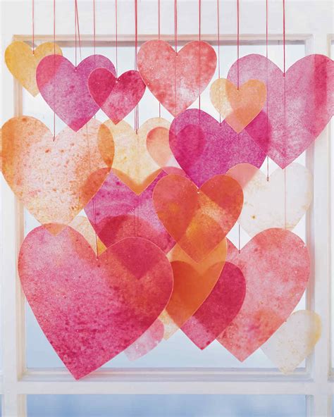 Crayon Hearts Martha Stewart