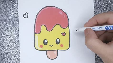 come disegnare un gelato kawaii youtube