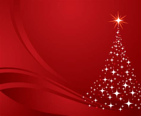 Christmas Tree Background Red Vector Art And Graphics