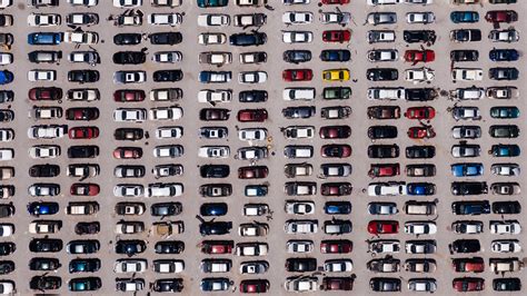 Aerial View Of Parking Lot · Free Stock Photo