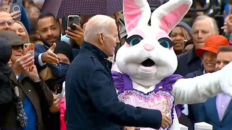 Easter Bunny Rescues A ‘confused Joe Biden After He ‘wanders Off