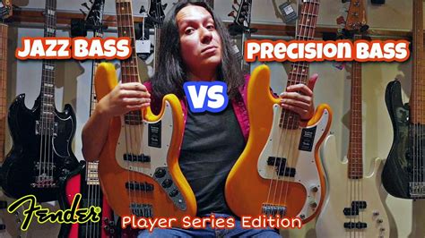 Jazz Bass Vs Precision Bass Fender Bass Comparison Youtube