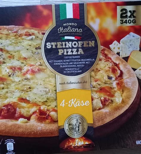4 Käse Steinofen Pizza Mondo Italiano 340 G